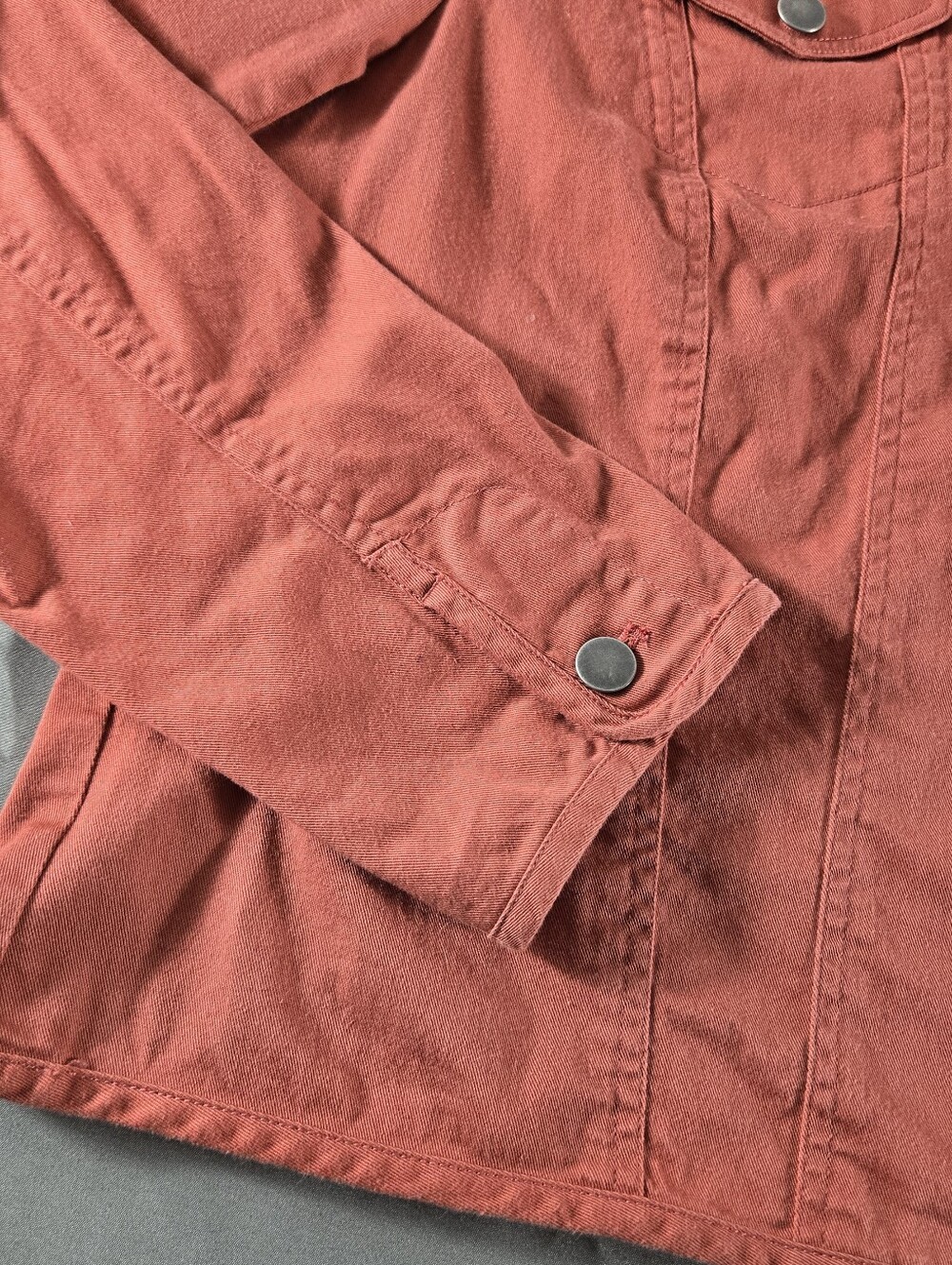 Pendleton Coral Button-Front Jean Jacket - Picture 4 of 6